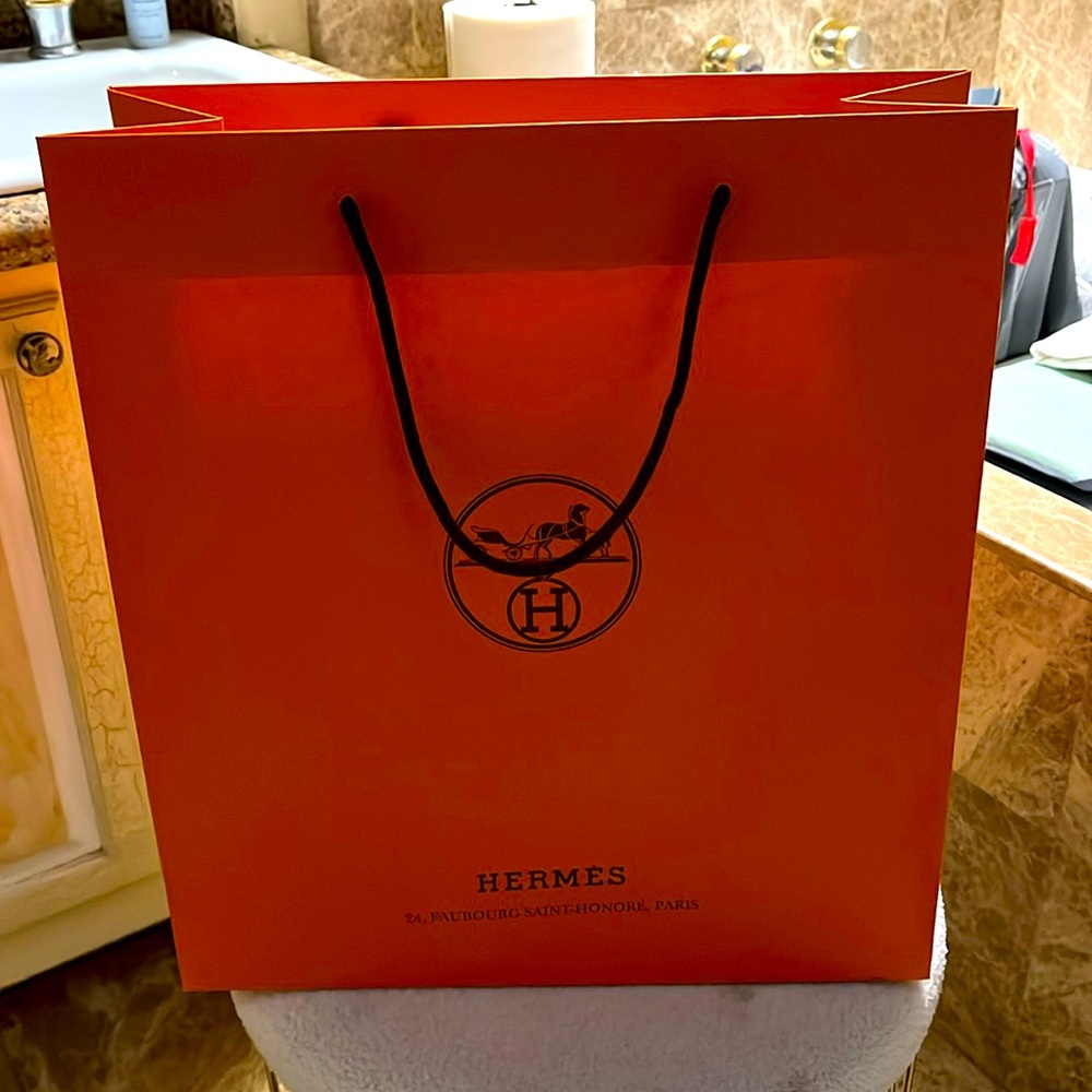 Authentic Hermes paper bags